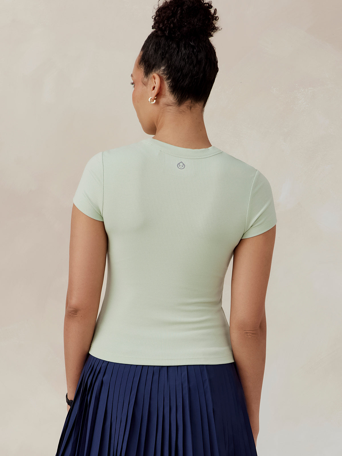 Microluxe Rib Short Sleeve