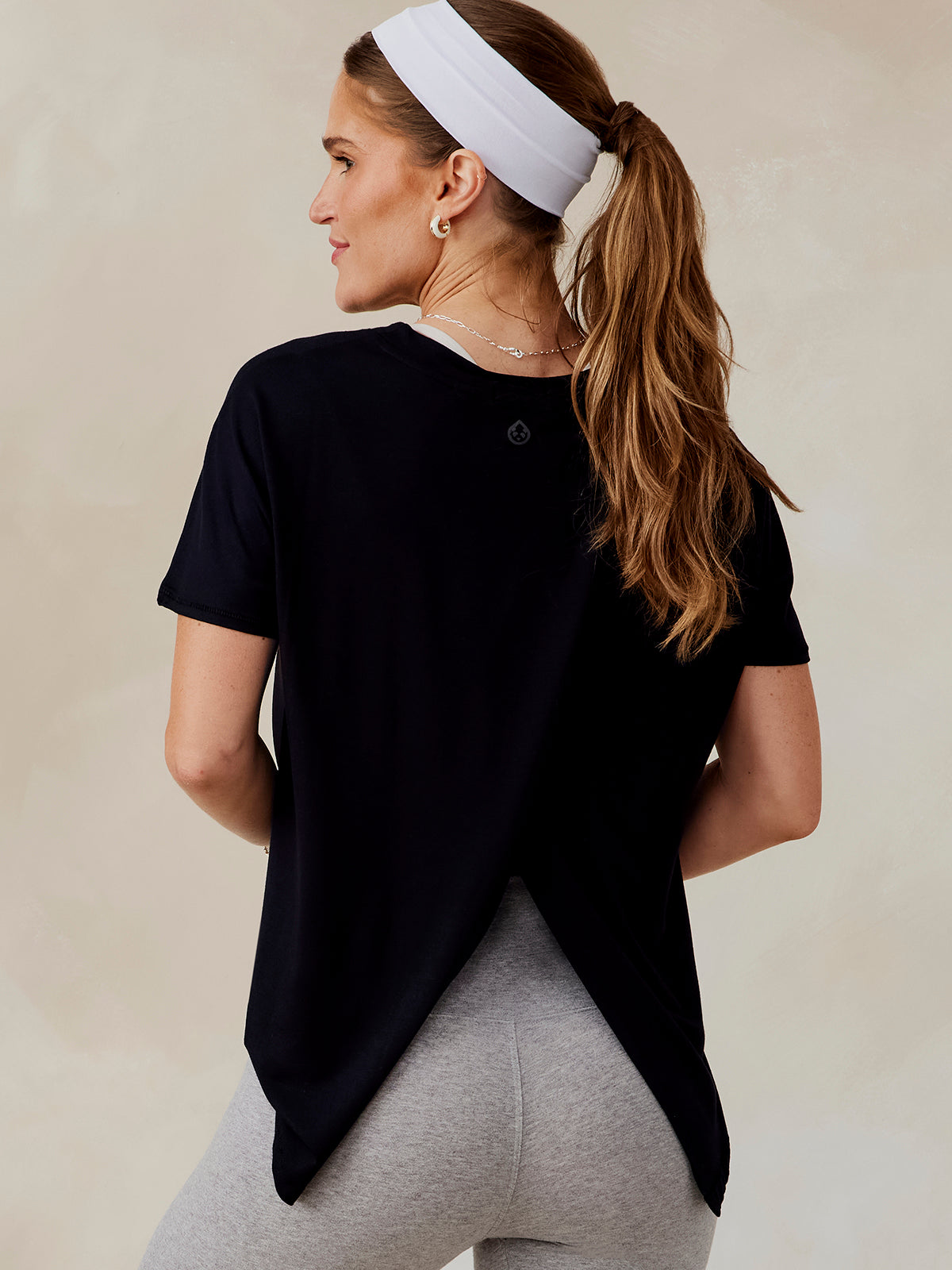 Uptown Luxe Cross Back T-Shirt