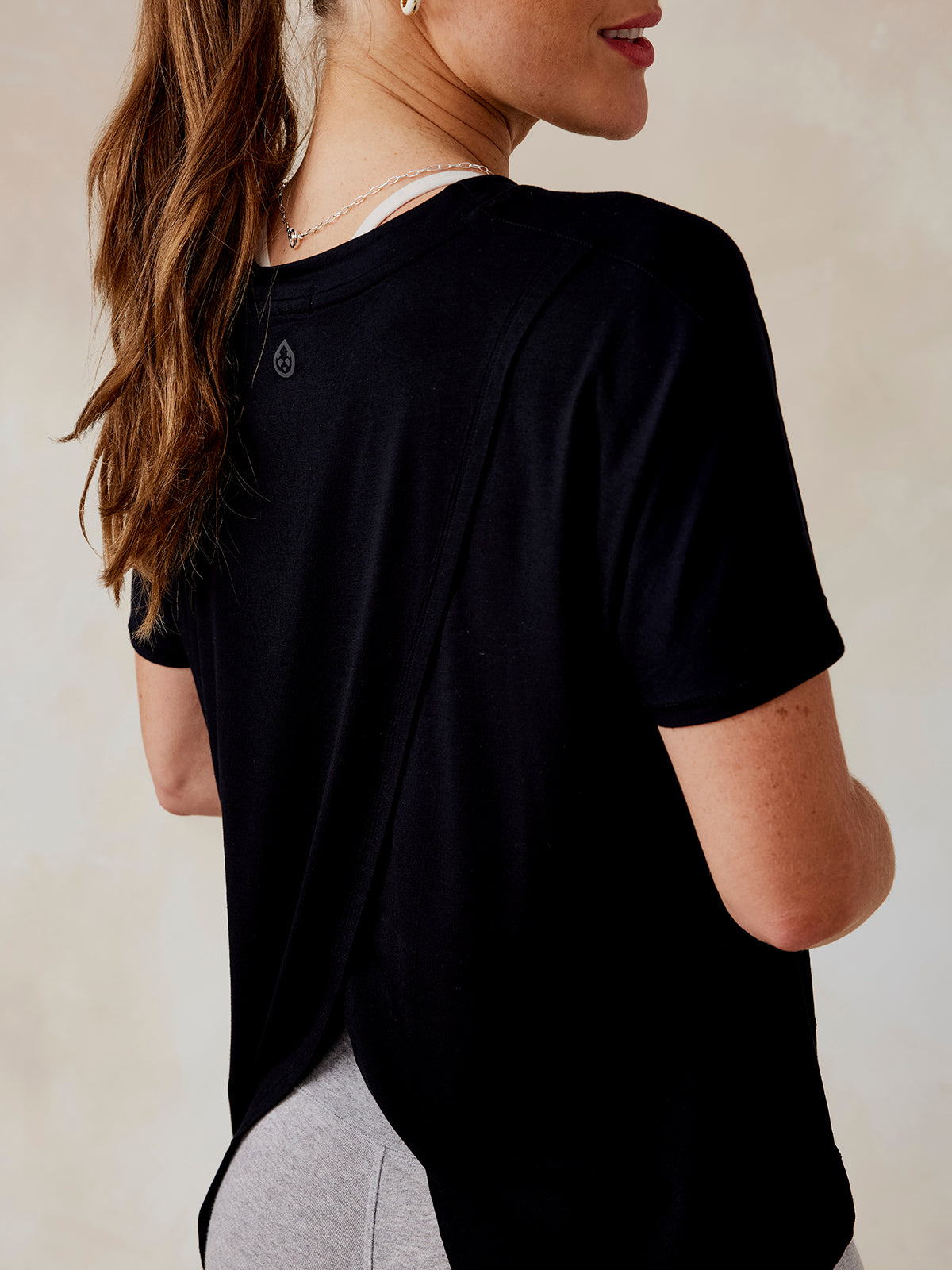 Uptown Luxe Cross Back T-Shirt